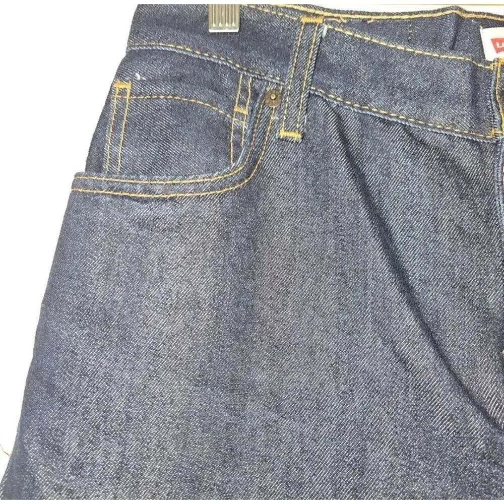 Levi's 511 Denim Slim Fit Jeans Dark Blue Zip Fly 5-Pocket Style Mens 30x30